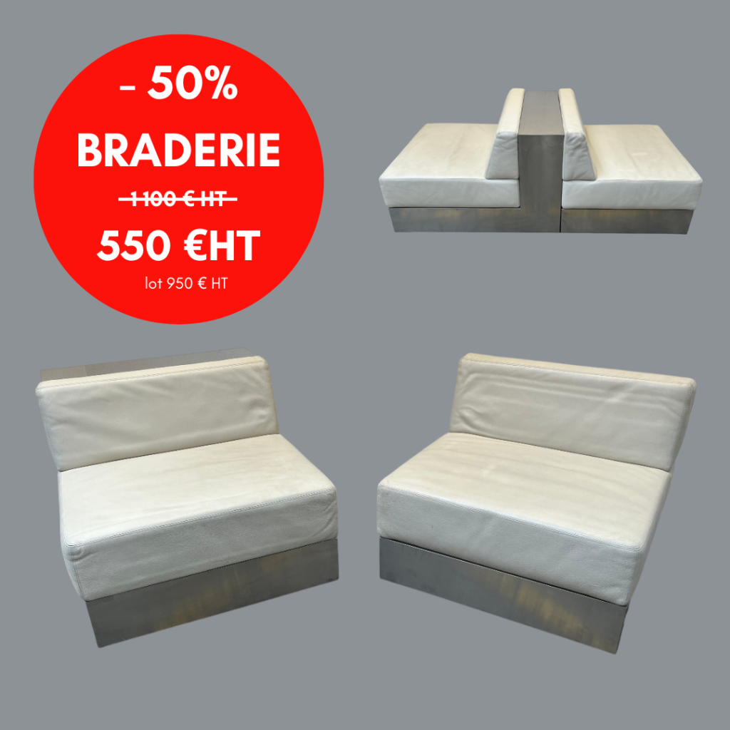 BRADERIE de MOBILIERS de BOUTIQUES